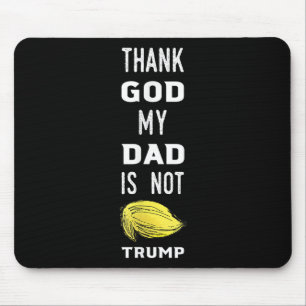 Funny Vathday Shirt Gott sei Dank mein Vater ist n Mousepad