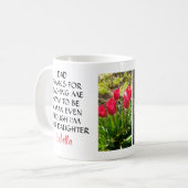 Funny Vathday Tasse von Tochter (Vorderseite Links)
