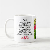 Funny Vathday Tasse von Tochter (Links)