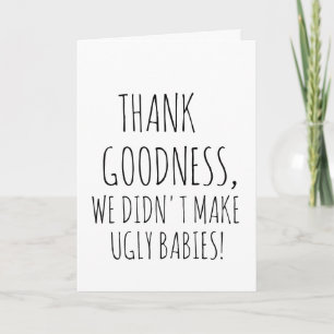 Funny Vathers Day Card für Husband. Vatertag Karte