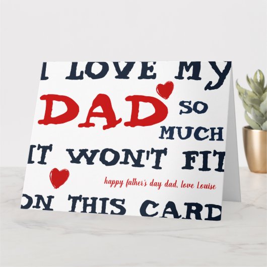 Funny Vathers Day Card Karte (Kleine Pflanze)