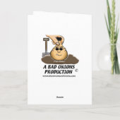 Funny Vathers Day Card - verloren Karte (Rückseite)