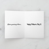 Funny Vathers Day Card - verloren Karte (Innenseite)