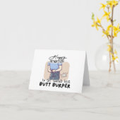 Funny Vathers Day Card - Weltleitungen Bester Hint Karte (Gelbe Blume)