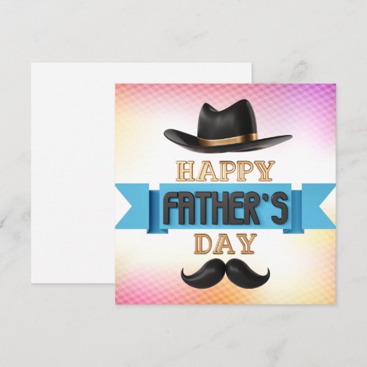 Funny Vathers Day Feiertagskarte (Vorne/Hinten)