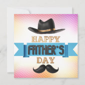 Funny Vathers Day Feiertagskarte (Vorderseite)