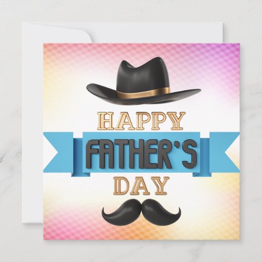 Funny Vathers Day Feiertagskarte (Vorderseite)