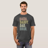 Funny Vathers Day for Men From Dada Daddy Vater T-Shirt (Vorne ganz)