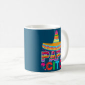 Funny Vathers Day for Men Papacito Vater Cinco De Kaffeetasse (VorderseiteRechts)