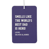 Funny Vathers Day Gag Opa Geschenk für Papa Autolufterfrischer (Vorderseite)