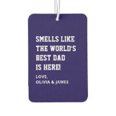 Funny Vathers Day Gag Opa Geschenk für Papa Autolufterfrischer (Rückseite)