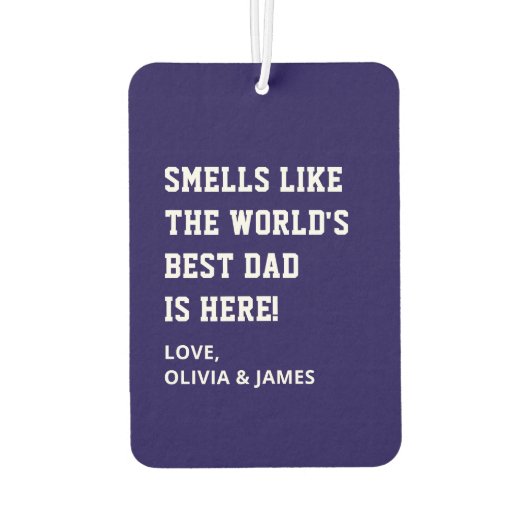 Funny Vathers Day Gag Opa Geschenk für Papa Autolufterfrischer (Rückseite)