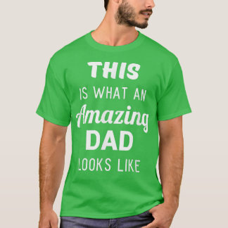 Funny Vathers Day Geschenk von Son Daughter Kids W T-Shirt