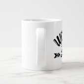 Funny Vathers Day Geschenk, Weltmeister-Vater-Kaff Jumbo-Tasse (Rückseite)