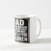 Funny Vathers Day Geschenke für Vater und Opa Kaffeetasse (VorderseiteRechts)