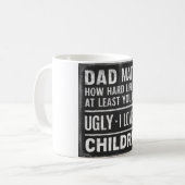 Funny Vathers Day Geschenke für Vater und Opa Kaffeetasse (Vorderseite Links)