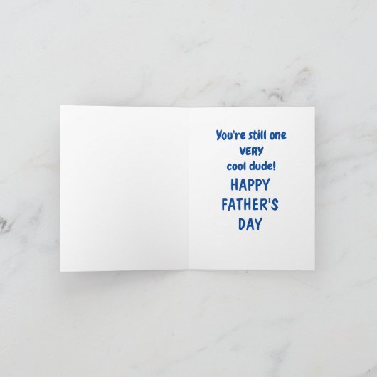 FUNNY VATHER'S DAY KARTE (Innenseite)