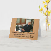 Funny Vathers Day Karte (Gelbe Blume)