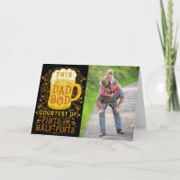 Funny Vathers Day Vater Bod Bier Personalisiertes 