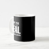 Funny Veal Lover Fleisch Kaffeetasse (Vorderseite Links)