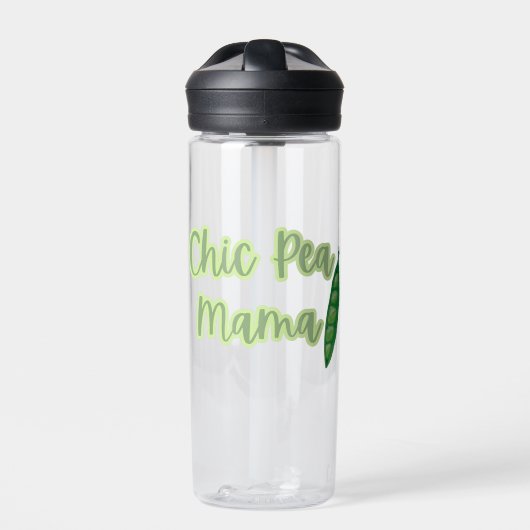 Funny Vegan Chic Pea Mama Women's Trinkflasche (Vorderseite)