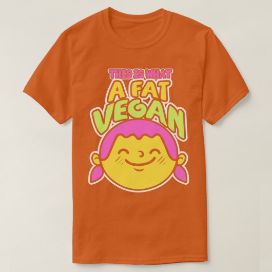 Funny Vegan Design Vegetarian 2 T-Shirt (Design vorne)
