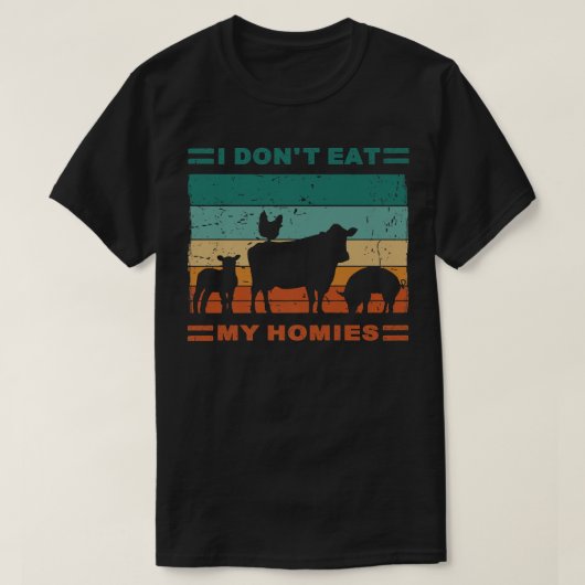 Funny Vegan ich nicht essen meine Homosexuellen Ve T-Shirt (Design vorne)
