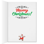 Funny "Vegan Mary" Autokorrekte Weihnachtskarte (Innen (Rechts))