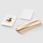 Funny Vegan Vegetarian Erntedank Essen Tofu Fächer (Non-assembled)