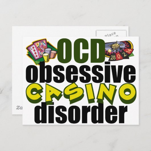 Funny Vegas Postkarte (Vorne/Hinten)