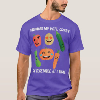 Funny Vegetables Design für Männer Vater gesundes T-Shirt