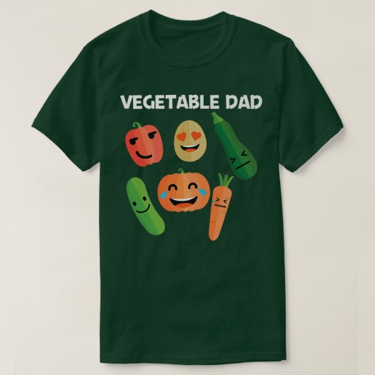 Funny Vegetables Design für Vater Männer gesundes T-Shirt (Design vorne)