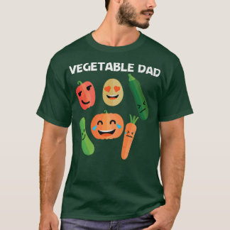 Funny Vegetables Design für Vater Männer gesundes  T-Shirt