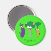 Funny Vegetables Niedlicher Cartoon Kinder Magnet (Vorderseite/Rückseite)