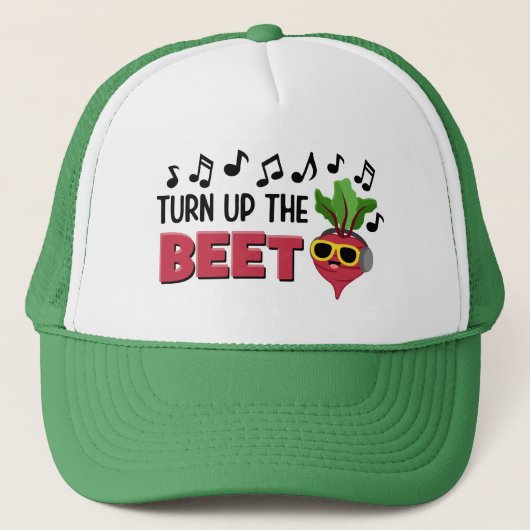 Funny Vegetables Trucker Hat - Stell die Rübe auf Truckerkappe (Vorderseite)