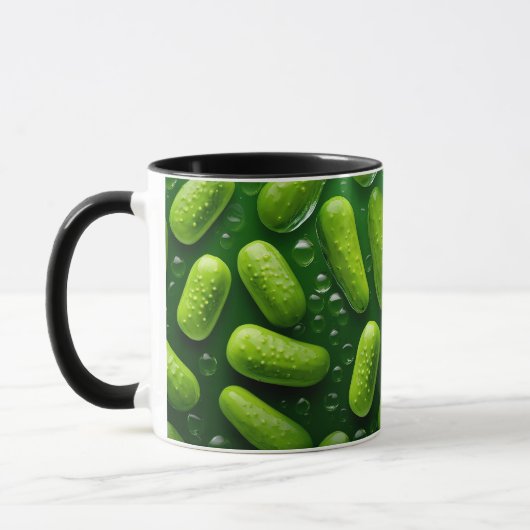 Funny Vegetarian Cool Green Fresh Cucumber Tasse (Links)