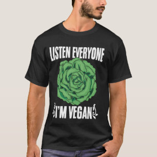 Funny Vegetarian Quotes Redewendungen Pflanze basi T-Shirt