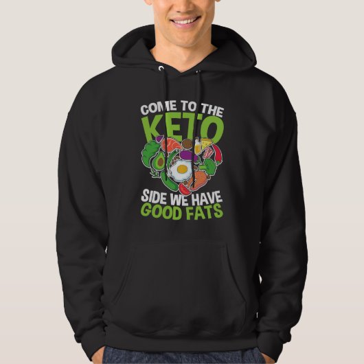 Funny Vegetarian Saying Healthy Diet Hoodie (Vorderseite)