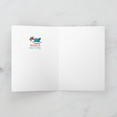 Funny Vegetarian, Vegan DO TOFU Feiertagskarte (Innenseite)