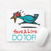 Funny Vegetarian, Vegan DO TOFU Mousepad (Mit Mouse)