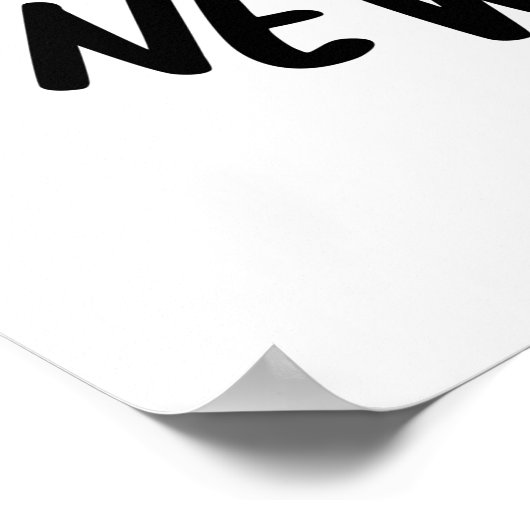 Funny Veggie Cucumber Pun Poster (Ecke)