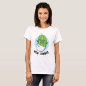 Funny Veggie Cucumber Pun T-Shirt (Vorne ganz)