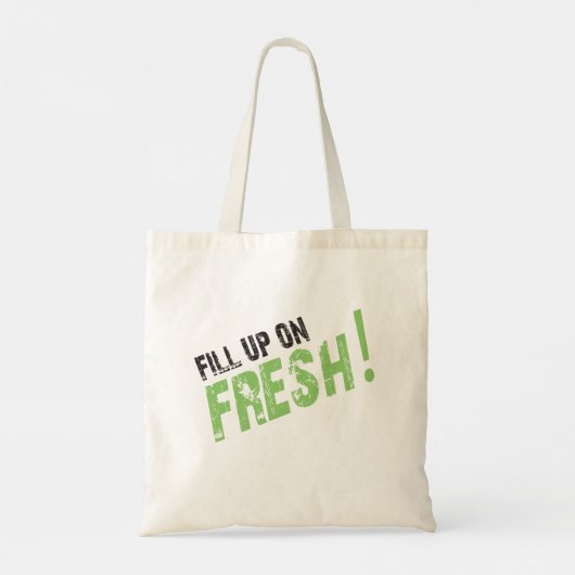 Funny Veggie Farmer's Market Wiederverwendbare Tas Tragetasche (Rückseite)