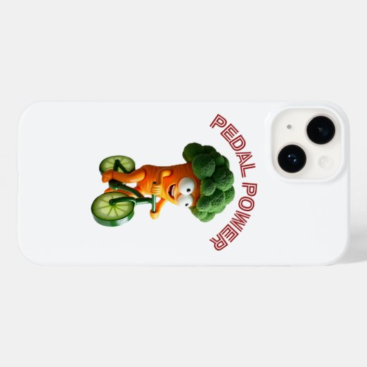 Funny Veggie Rider Case-Mate iPhone Hülle (Rückseite (Horizontal))