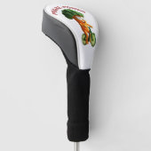 Funny Veggie Rider Golf Headcover (angewinkelt)