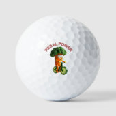 Funny Veggie Rider Golfball (Vorderseite)