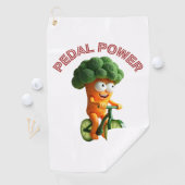 Funny Veggie Rider Golfhandtuch (Insitu)