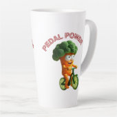 Funny Veggie Rider Milchtasse (Rechte Ecke)