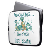 Funny Veggies New Big Sister Laptopschutzhülle (Vorderseite Links)