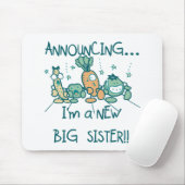 Funny Veggies New Big Sister Mousepad (Mit Mouse)